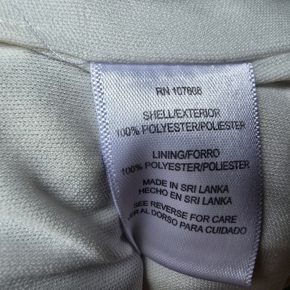 Nicole Miller Cream and Gold Midi Dress - Picture 10 of 11